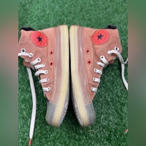 High-Top Unisex Sneakers in Brown‎ by Converse SIZE M-4.5 W-6.5